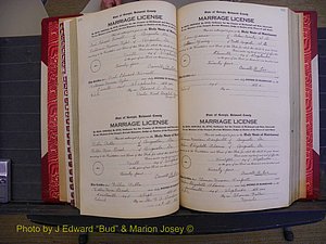 Richmond Marriages, Book RR, 1924-1927 P 188-189.JPG
