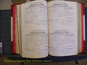 Richmond Marriages, Book RR, 1924-1927 P 222-223.JPG