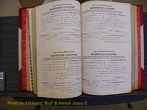 Richmond Marriages, Book RR, 1924-1927 P 250-251.JPG