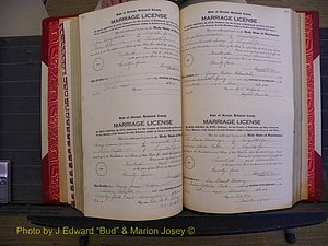 Richmond Marriages, Book RR, 1924-1927 P 252-253.JPG