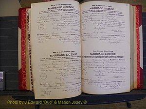 Richmond Marriages, Book RR, 1924-1927 P 256-257.JPG