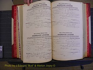 Richmond Marriages, Book RR, 1924-1927 P 262-263.JPG