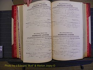 Richmond Marriages, Book RR, 1924-1927 P 278-279.JPG