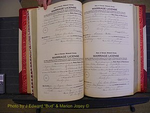 Richmond Marriages, Book RR, 1924-1927 P 282-283.JPG