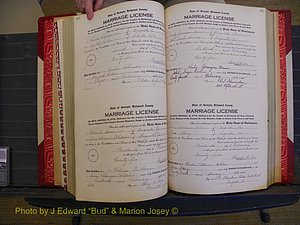 Richmond Marriages, Book RR, 1924-1927 P 284-285.JPG