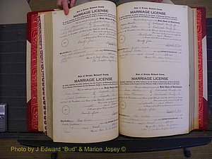 Richmond Marriages, Book RR, 1924-1927 P 294-295.JPG