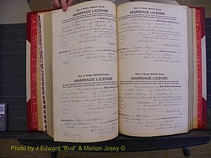 Richmond Marriages, Book RR, 1924-1927 P 318-319.JPG