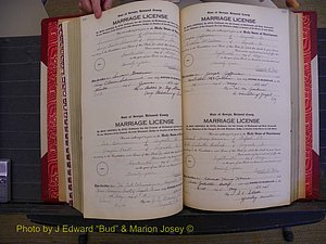 Richmond Marriages, Book RR, 1924-1927 P 320-321.JPG