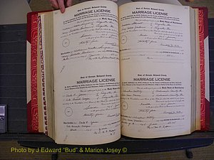 Richmond Marriages, Book RR, 1924-1927 P 332-333.JPG