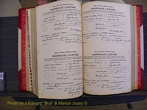 Richmond Marriages, Book RR, 1924-1927 P 348-349.JPG
