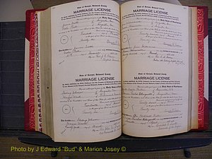 Richmond Marriages, Book RR, 1924-1927 P 518-519.JPG