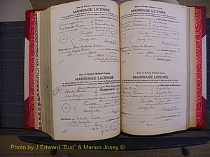 Richmond Marriages, Book RR, 1924-1927 P 528-529.JPG