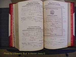 Richmond Marriages, Book RR, 1924-1927 P 538-539.JPG