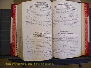Richmond Marriages, Book RR, 1924-1927 P 572-573.JPG