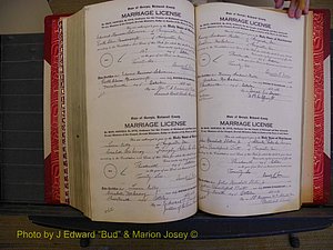 Richmond Marriages, Book RR, 1924-1927 P 612-613.JPG