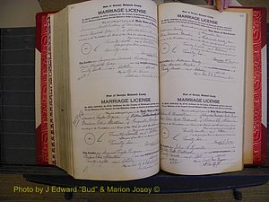 Richmond Marriages, Book RR, 1924-1927 P 622-623.JPG
