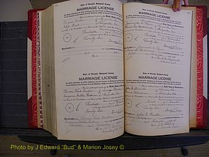 Richmond Marriages, Book RR, 1924-1927 P 640-641.JPG