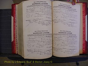 Richmond Marriages, Book RR, 1924-1927 P 660-661.JPG