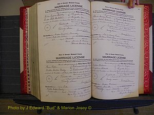 Richmond Marriages, Book RR, 1924-1927 P 696-697.JPG