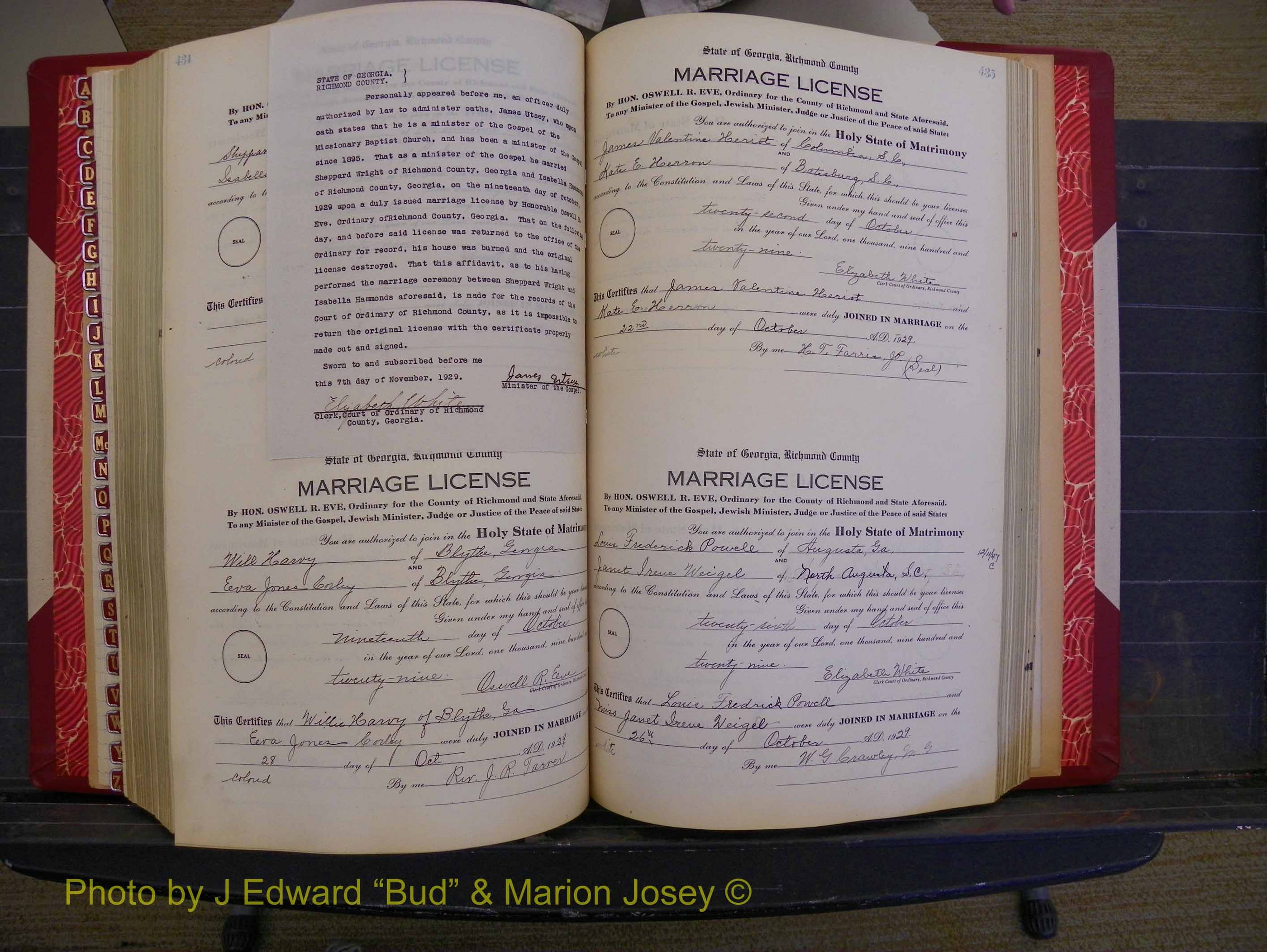 Richmond Marriages, Book SS, 1927-1932 P 434a-435a.JPG