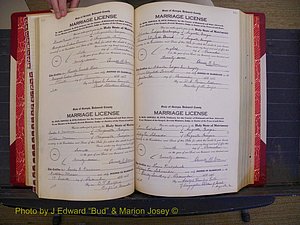 Richmond Marriages, Book SS, 1927-1932 P 112-113.JPG