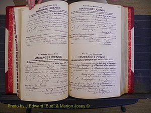 Richmond Marriages, Book SS, 1927-1932 P 154-155.JPG