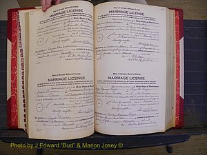 Richmond Marriages, Book SS, 1927-1932 P 166-167.JPG