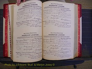 Richmond Marriages, Book SS, 1927-1932 P 212-213.JPG