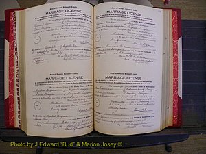 Richmond Marriages, Book SS, 1927-1932 P 322-323.JPG