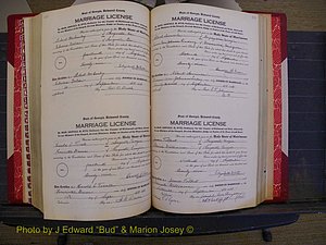 Richmond Marriages, Book SS, 1927-1932 P 420-421.JPG