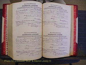 Richmond Marriages, Book SS, 1927-1932 P 556-557.JPG