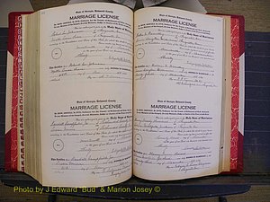 Richmond Marriages, Book SS, 1927-1932 P 584-585.JPG