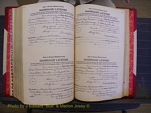 Richmond Marriages, Book SS, 1927-1932 P 592-593.JPG