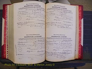 Richmond Marriages, Book SS, 1927-1932 P 594-595.JPG