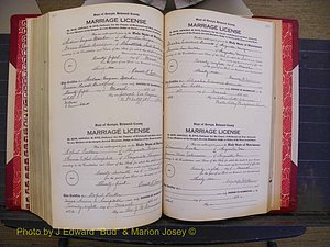 Richmond Marriages, Book SS, 1927-1932 P 612-613.JPG