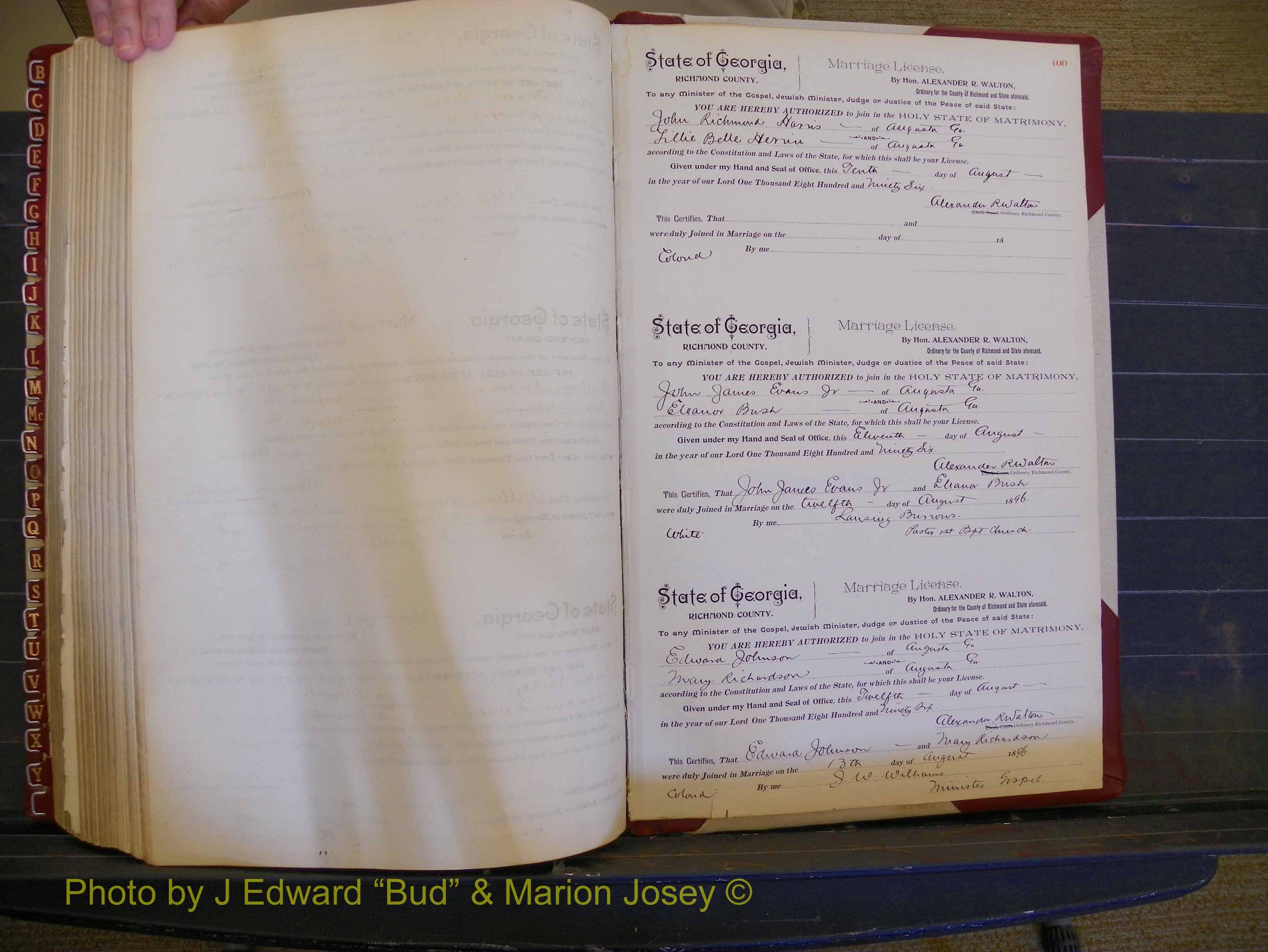 Richmond Marriages, Book T, 1894-1896 P 400.JPG