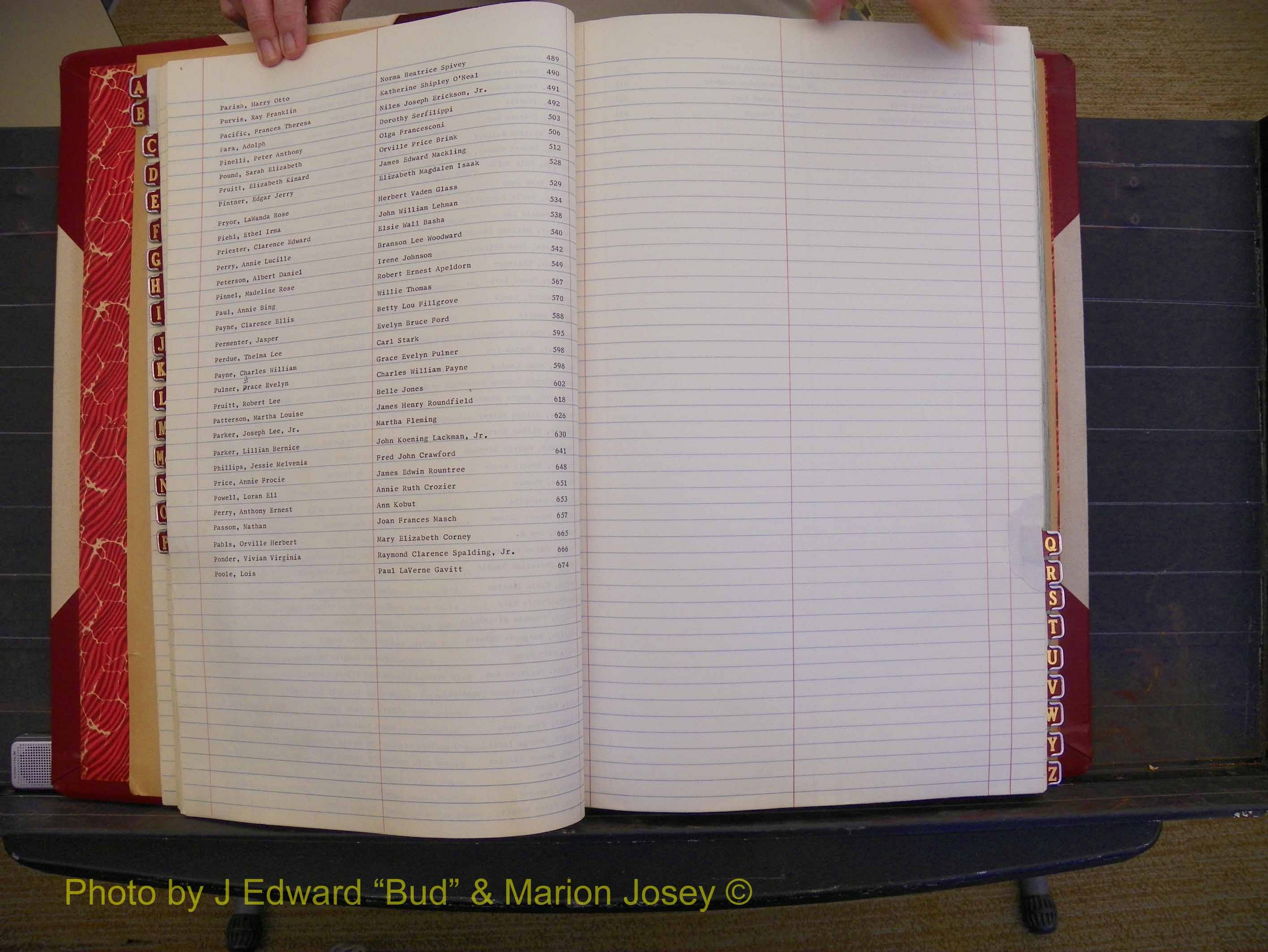 Richmond Marriages, Book UU, 1939-1942 Index P (132).JPG