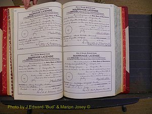 Richmond Marriages, Book UU, 1939-1942 P 126-127.JPG