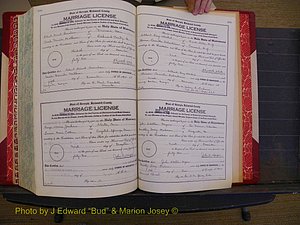 Richmond Marriages, Book UU, 1939-1942 P 696-697.JPG