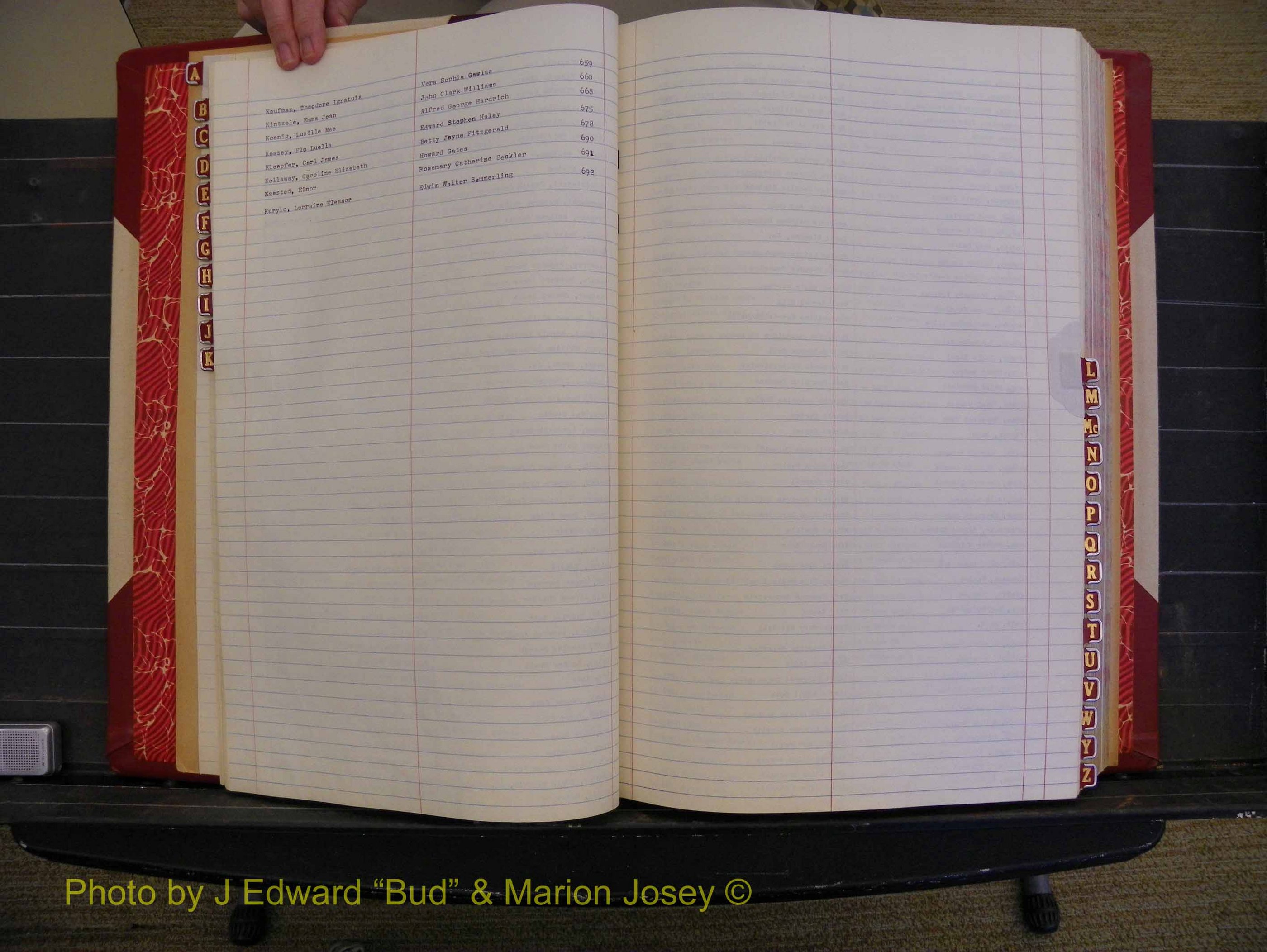 Richmond Marriages, Book V V, 1942-1944 Index K (122).JPG
