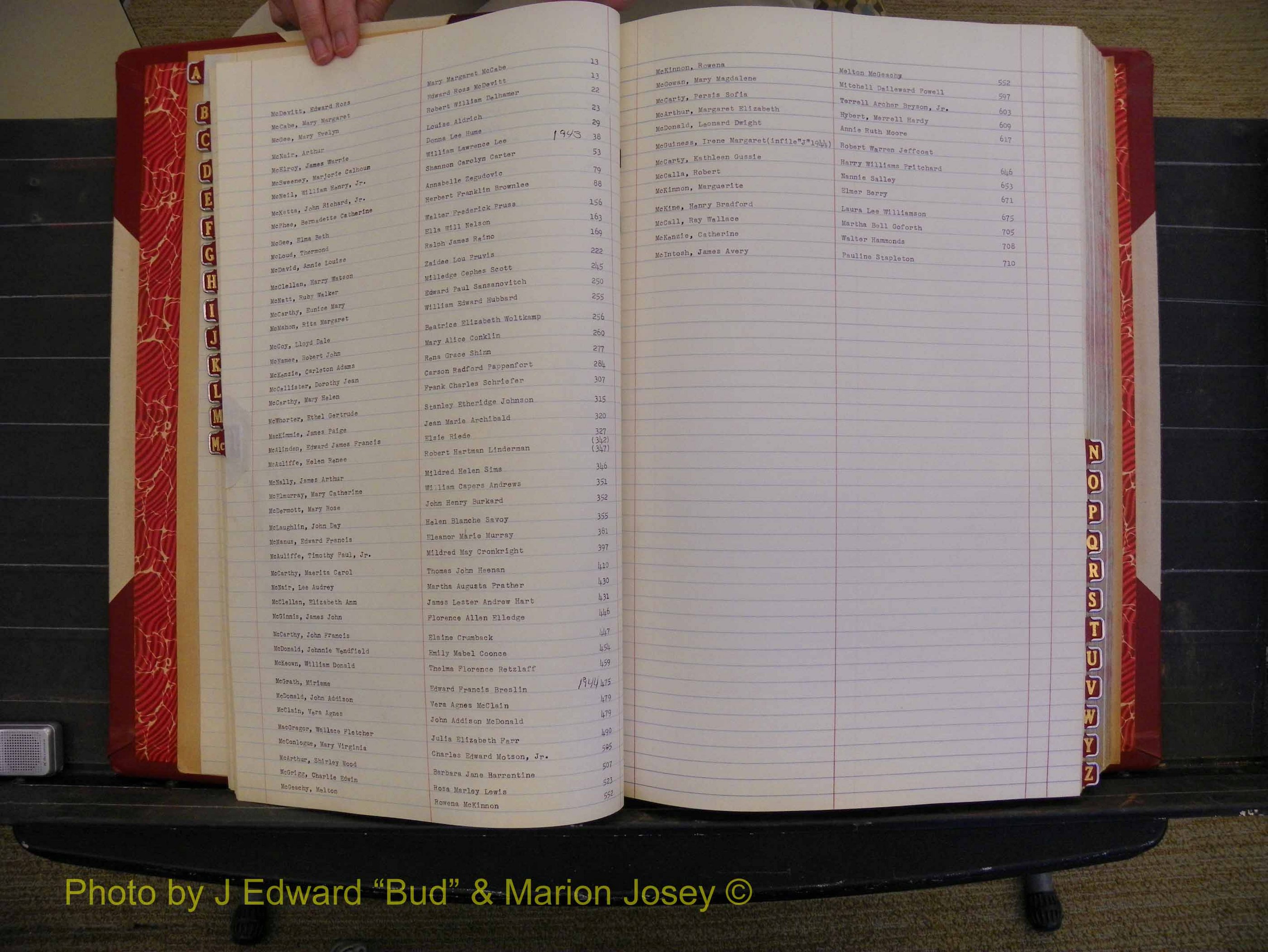 Richmond Marriages, Book V V, 1942-1944 Index Mc (127).JPG