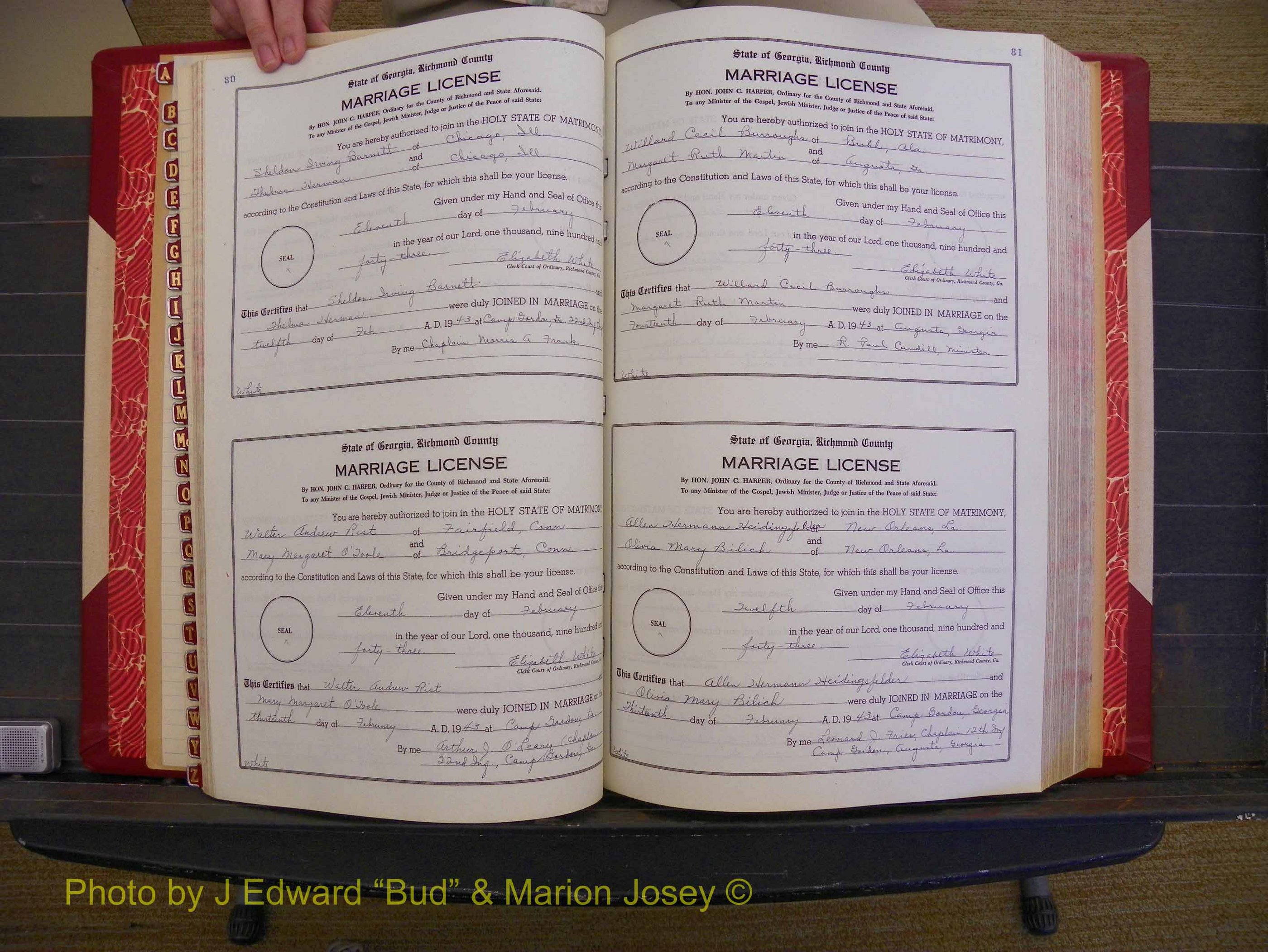 Richmond Marriages, Book V V, 1942-1944 P 080-081.JPG