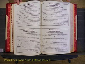 Richmond Marriages, Book V V, 1942-1944 P 104-105.JPG