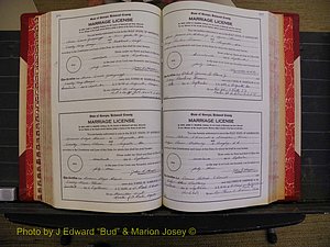 Richmond Marriages, Book V V, 1942-1944 P 376-377.JPG