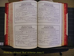 Richmond Marriages, Book V V, 1942-1944 P 498-499.JPG