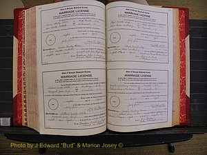 Richmond Marriages, Book V V, 1942-1944 P 564-565.JPG