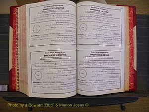 Richmond Marriages, Book V V, 1942-1944 P 586-587.JPG