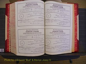 Richmond Marriages, Book V V, 1942-1944 P 672-673.JPG