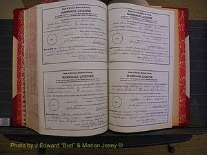 Richmond Marriages, Book V V, 1942-1944 P 694-695.JPG