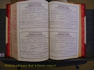 Richmond Marriages, Book V V, 1942-1944 P 696-697.JPG